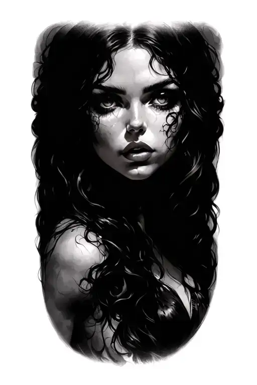 Lilith Tattoo Sexy Realista