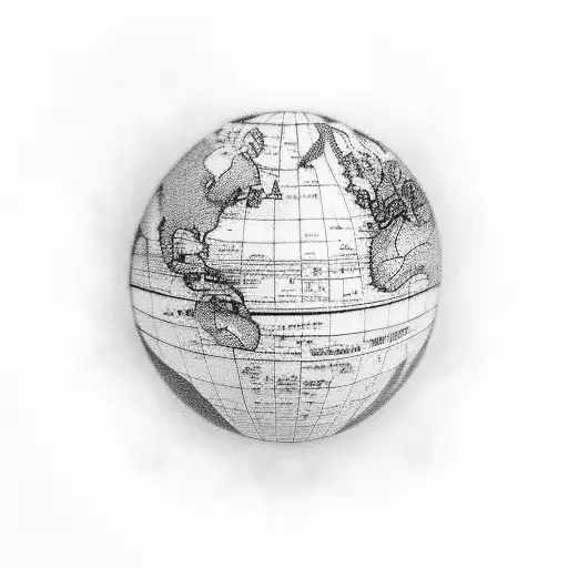 A Film Reel With Scenes From Favorite Movies Wrapped Around A Globe