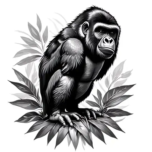 Gorilla Quetzal Bird