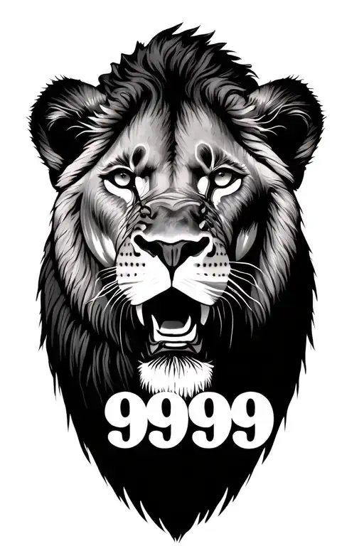 Lioness With 999 Incorporated Into The Top