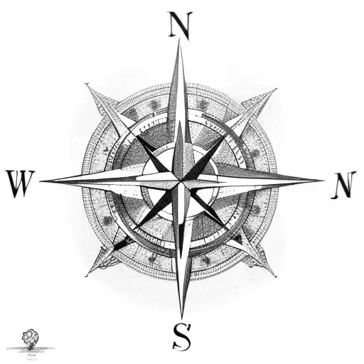 Compass With Serotonin Chemical Compound