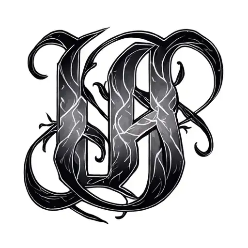 Initial Names Intertwined