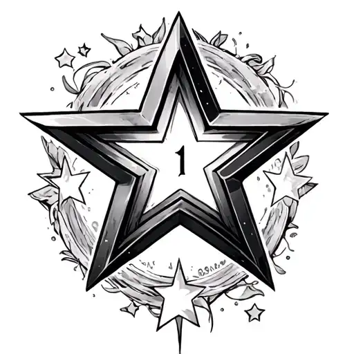 Star With Number 11 Inside Of It