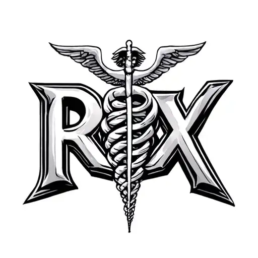 An Asclepius And The Word Rox