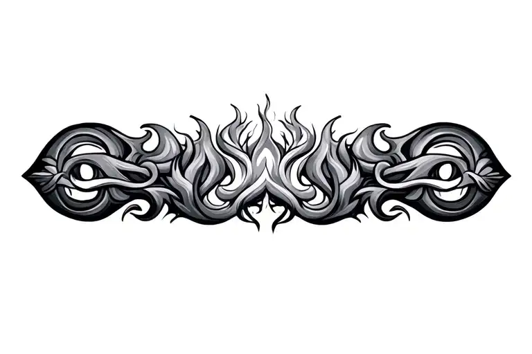 Smoke Forming The Shape Of Umalone Indian Symbol