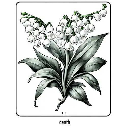 Lily Of The Valley Meaning Death Tarot Card