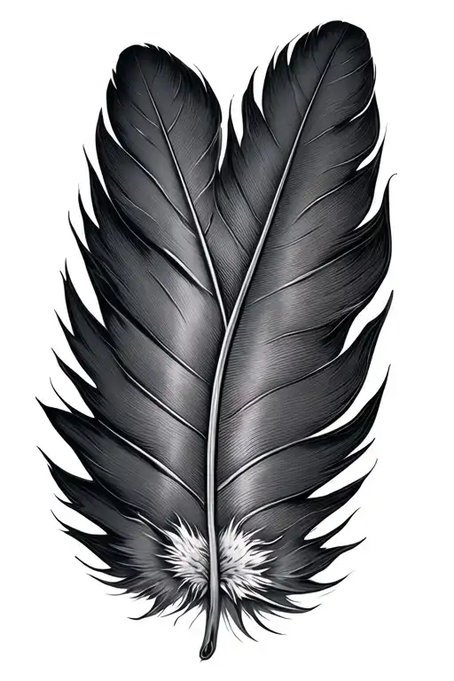 Fossilized Feather