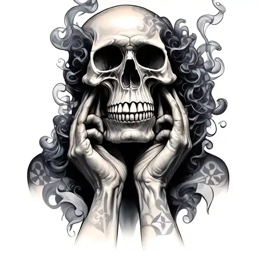 Hear No Evil See No Evil Speak No Evil Louis Vuitton Skulls With Smoke