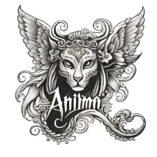 Animo Word A Little Design Featuring