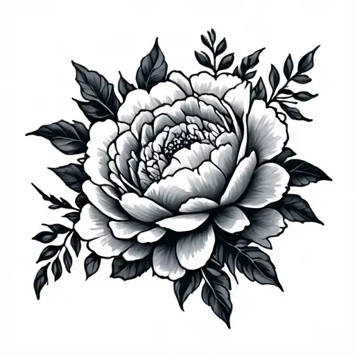 Dog Paste With Peonies