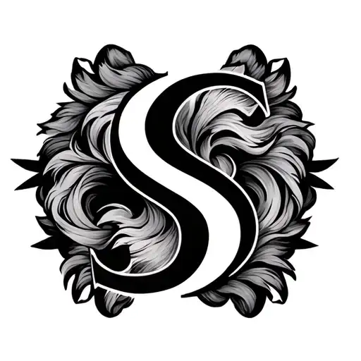 Minimal Zodiac Sign Leo With Initial S