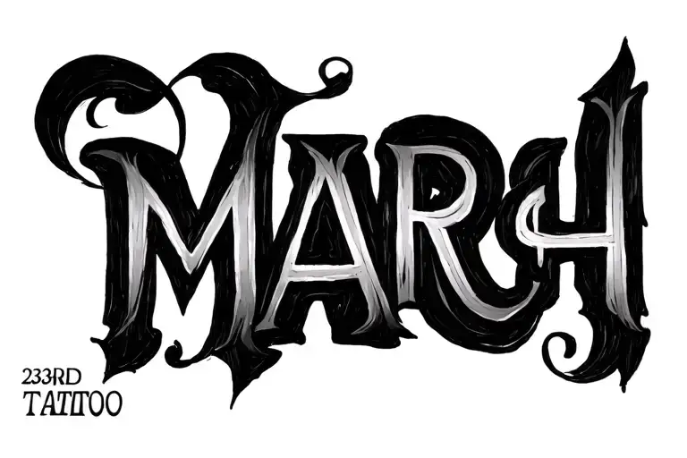 The Date 23Rd Of March