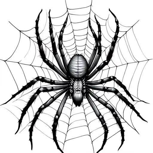 Cybersigilism Spider Weaving A Web