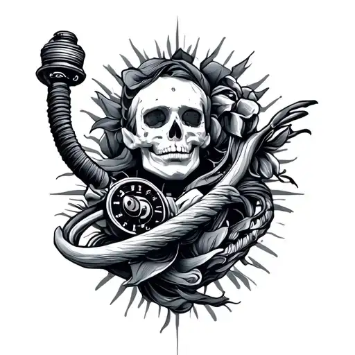 Cruise Control Line Art Inspired