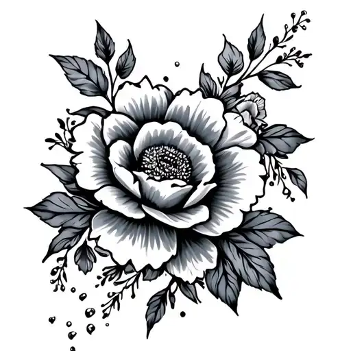 Floral Hip And Flowers