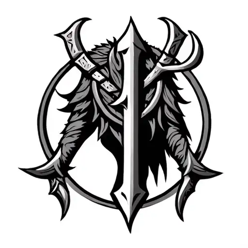 Viking God Tyr Nordic God Symbol