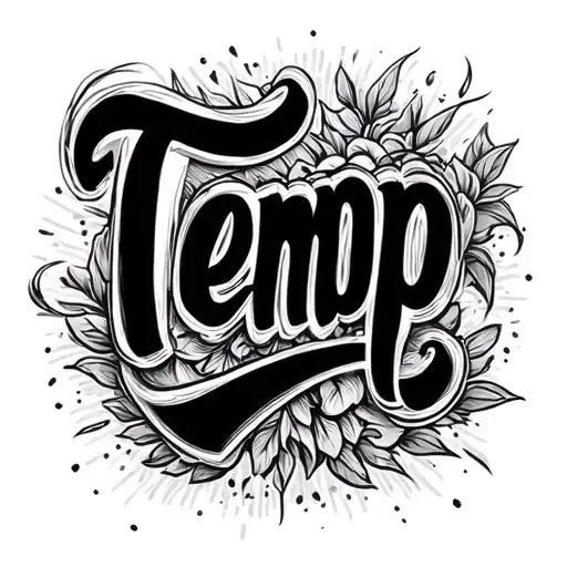 Word Tempo In Cursive Writing