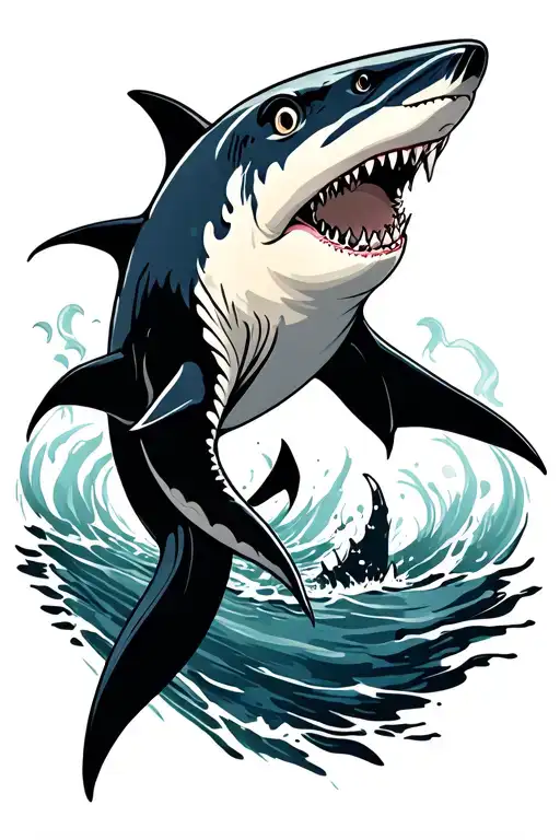 Scalloped Hammerhead Shark Shape