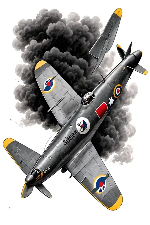 Supermarine Spitfire Plane Flying