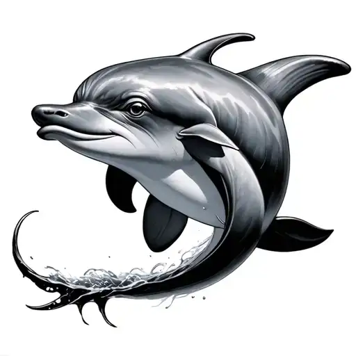 Dolphin For My Mom Who Passes Away