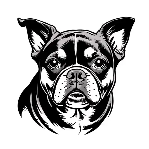 Amazing Velocity Cruise Control Finn Line Art Tattoo Dog Inspired