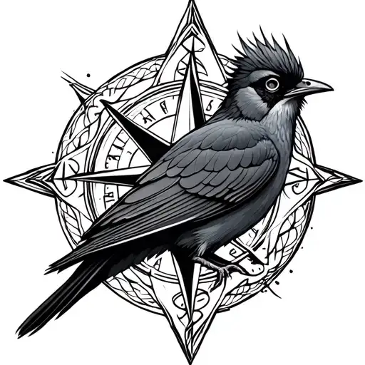 Celtic Compass Bird