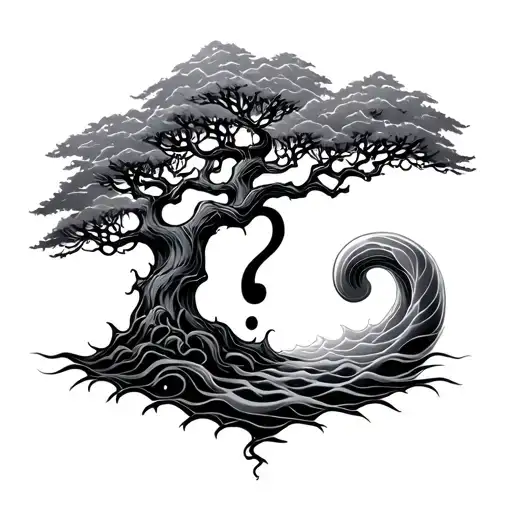 Poison Tree With Waves And A Semicolon