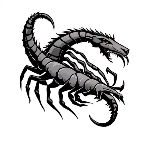 A Mix Of The Astrological Sign Virgo And Scorpio Zodiac Symbol