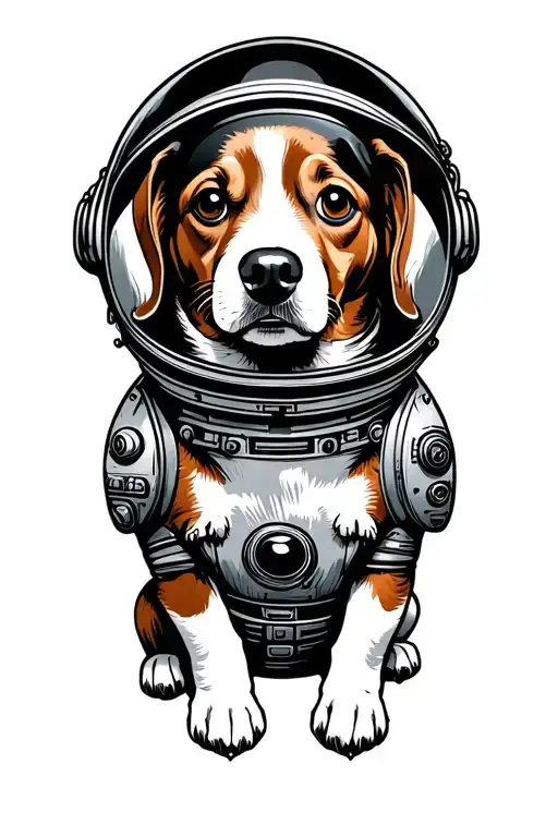 Beagle In Space Ship Themed