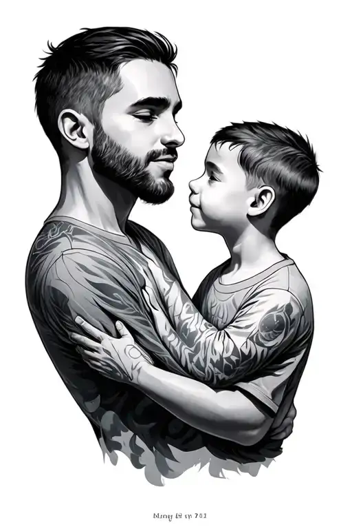 Father Son Affection