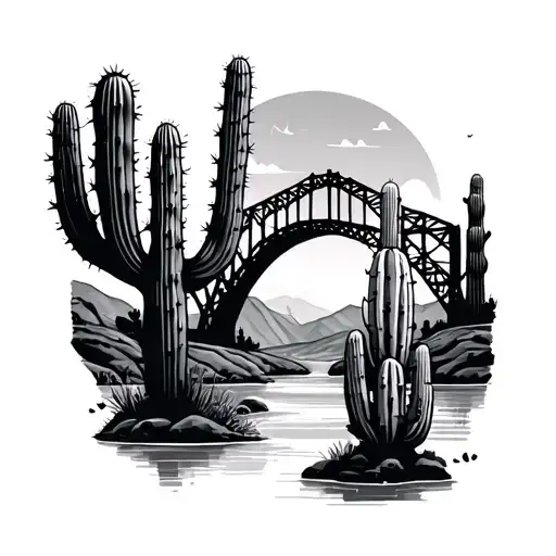 Cactus And Bridges Small