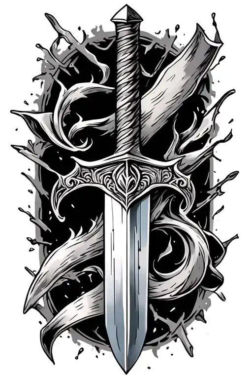 Broad Sword Breaking At The Tip