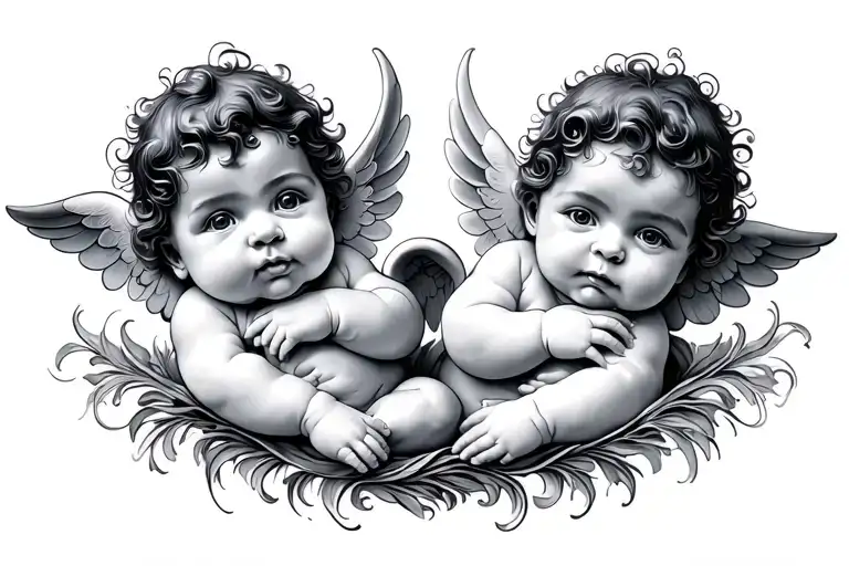 2 Baby Cherubs
