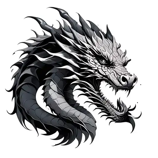 Dragon Wrapped Time Piece And Lighting