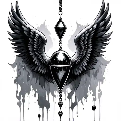 Angel Wings Pendulum Eye