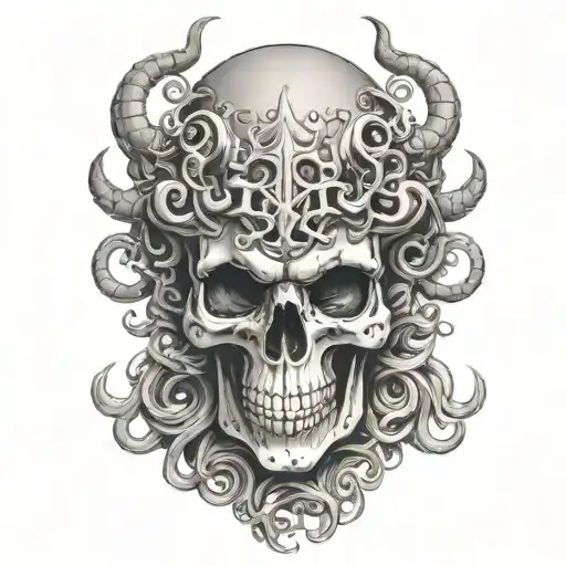 Skull Medusa