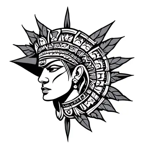 Aztec Tatoo Design
