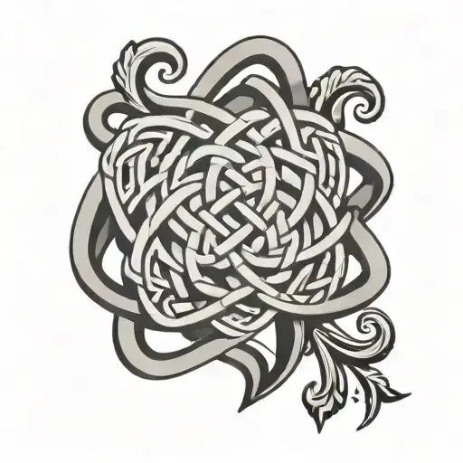 Celtic Knot With Black Armband