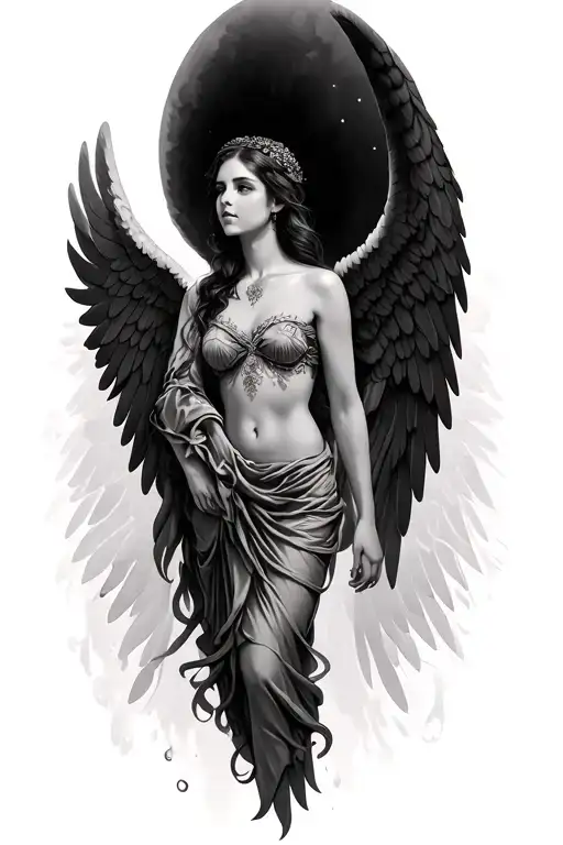 Ashri With Angel Wings