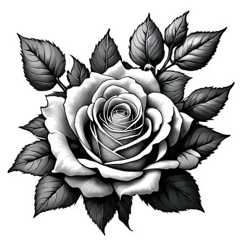 Rose Intertwined Honey Suckle 2 Rose