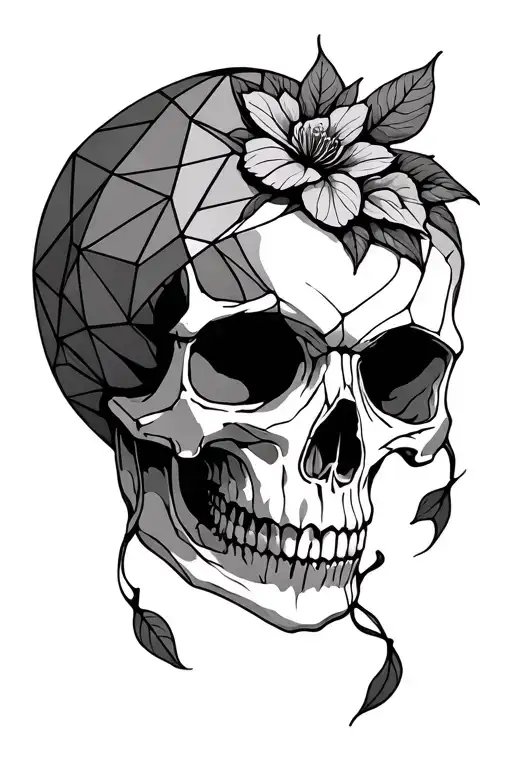 Nature Skull Geometry
