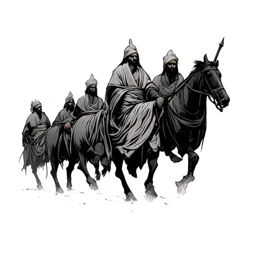 The Israelites From The Bible Leaving In Exodus