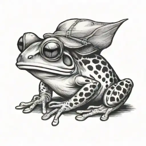 Frog In A Baseball Cap