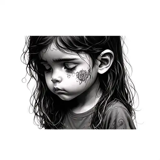 Little Girl Sad
