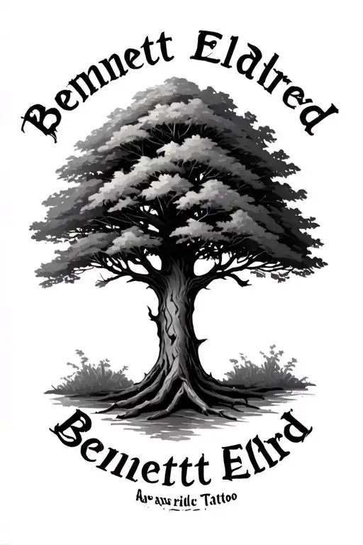 Tree With Name Bennett Eldred
