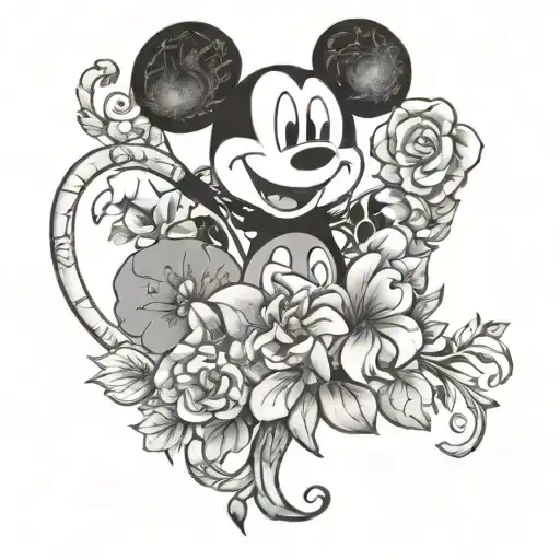 Disney Mickey Floral