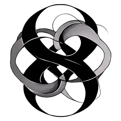 Abstract Omega Symbol
