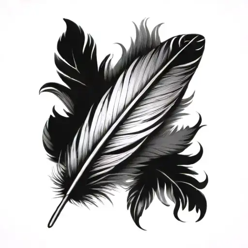 Unendlichkeitszeichen Feather