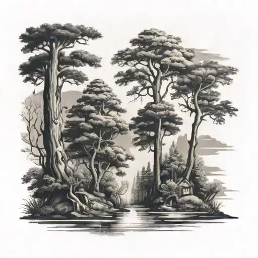 Themes Of Nature With Trees