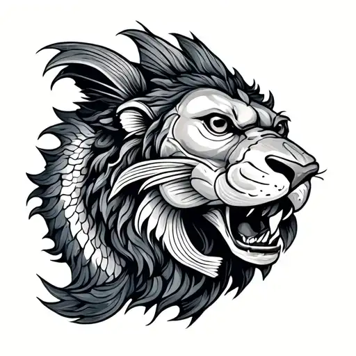 Fish Lion Sagratarius